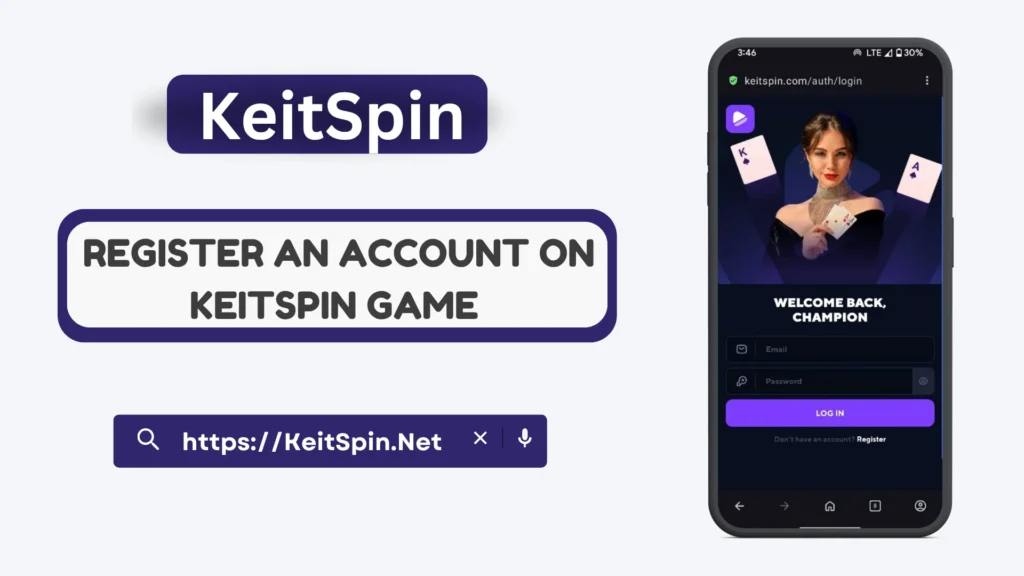 Keitspin create and login