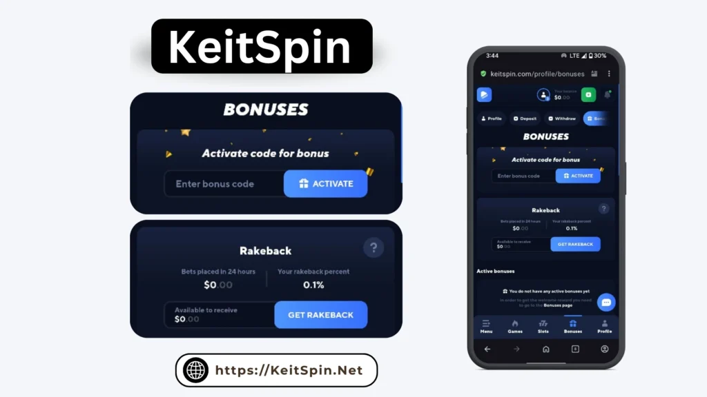 Play Keitspin and Earn